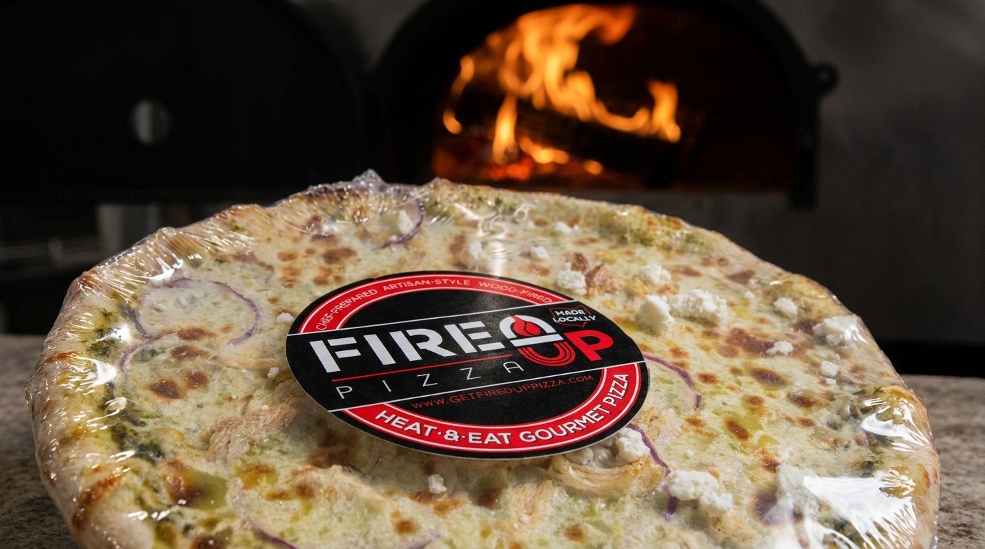 Wood-fired pizza, ready at home